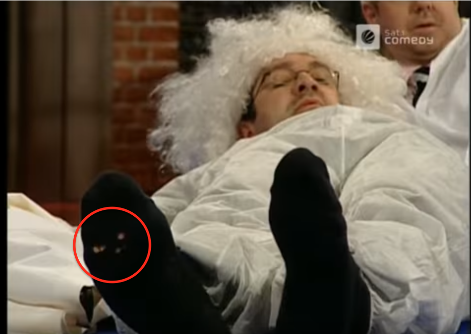 harald schmidt show manuel andrack löchrige socken