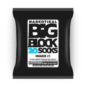 Bigblock 20 Paar Sneaker Socken, Premium Feinstrick, unschlagbar günstig, Europa