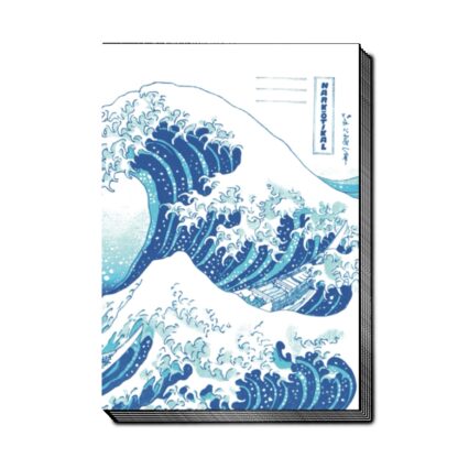 <span class="notizen">Notizen</span> Premium Schreibheft Schulheft Japanese Waves  | 5er Pack