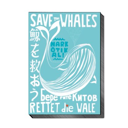 <span class="notizen">Notizen</span> Premium Schreibheft Schulheft Save the Whales | 5er Pack
